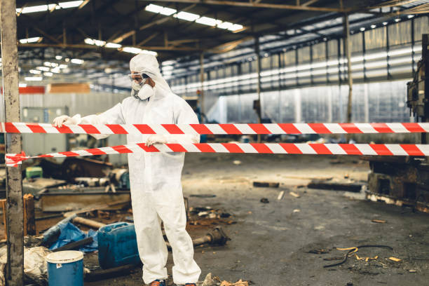 Professional Drug Lab Cleanup technician working in Stuart, IA